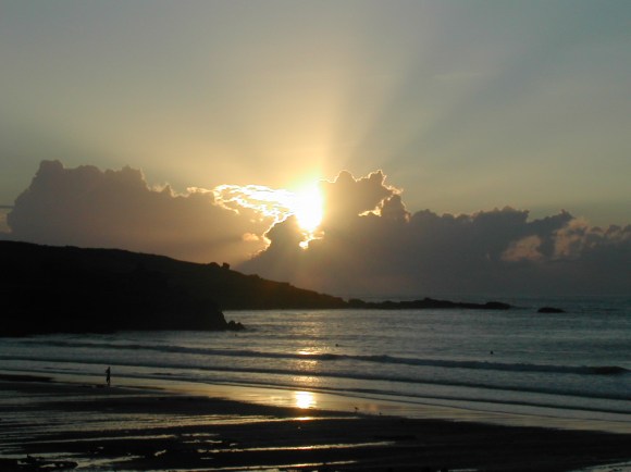 Sun sets on St Ives